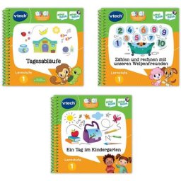Vtech® Buch MagiBook Lernbücher-Set Lernstufe 1, 3-tlg. Set