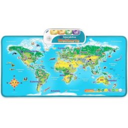 Vtech® Lernspielzeug School & Go, Interaktive Weltkarte, für Boden und Wand