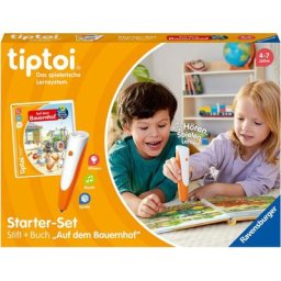 Ravensburger Spiel, tiptoi® Starter-Set: Stift und Bauernhof-Buch, Made in Europe, FSC® - schützt Wald - weltweit
