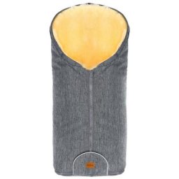 Fillikid Fußsack Pamir Winterfußsack, melange hellgrau
