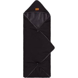 Fillikid Fußsack Tanaga Winterfußsack, schwarz, auch als Krabbeldecke oder Wickelunterlage verwendbar