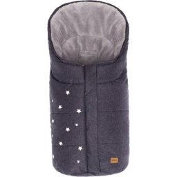 Fillikid Fußsack Askja Winterfußsack, schwarz melange