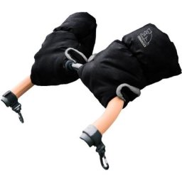Heitmann Felle Kinderwagen-Handwärmer Eisbärchen Copy, Handschuhe für den Kinderwagen, Handmuff mit praktischen Druckknöpfen