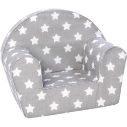 Knorrtoys® Sessel Grey White Stars, für Kinder, Made in Europe