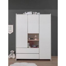 Vipack Kleiderschrank Kiddy MDF-Oberfläche