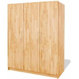 Pinolino® Kinderkleiderschrank Natura 3-türig, groß, Made in Europe