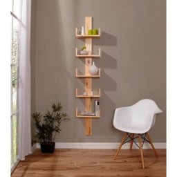 Ticaa Kinderregal Pepe, Wandregal aus massiver Kiefer