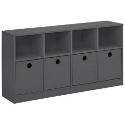 Lüttenhütt Kinderregal Alpi, 1-tlg., Kiefernholz, verschiedene Farbvarianten enthältlich, Breite 124,5 cm