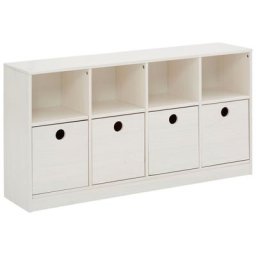 Lüttenhütt Kinderregal Alpi, 1-tlg., Kiefernholz, verschiedene Farbvarianten enthältlich, Breite 124,5 cm