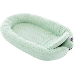 Träumeland Bettnestchen Home Comfort, Twister grün, mit Twister-Print, mit integr. Softschaummatratze