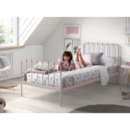 Vipack Jugendbett Alice, Metallbett, mit Lattenrost