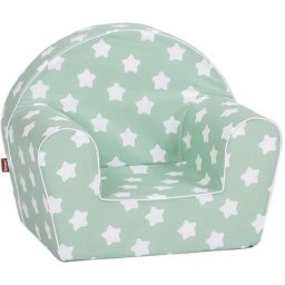 Knorrtoys® Sessel Green White Stars, für Kinder, Made in Europe