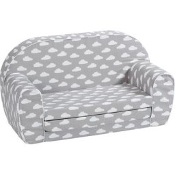 Knorrtoys® Sofa Grey White Clouds, für Kinder, Made in Europe