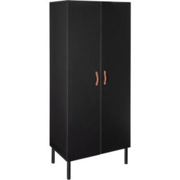 Schardt Kinderkleiderschrank Camiel Black 2-türig, Made in Germany