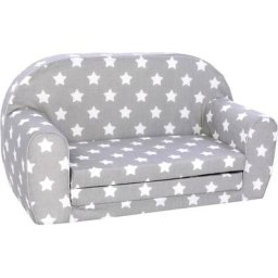 Knorrtoys® Sofa Grey White Stars, für Kinder, Made in Europe