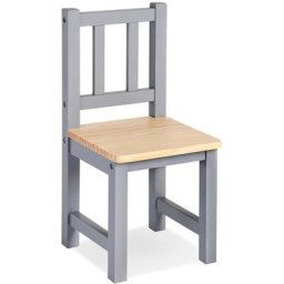 Pinolino® Stuhl Fenna, grau/natur, für Kinder