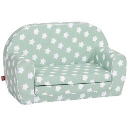 Knorrtoys® Sofa Green White Stars, für Kinder, Made in Europe