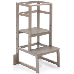 Fillikid Stehhilfe Lernturm, grau, aus Holz