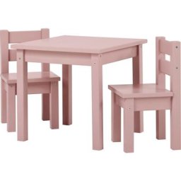 Hoppekids Kindersitzgruppe MADS Kindersitzgruppe, (Set, 3-tlg., 1 Tisch, 2 Stühle), in vielen Farben, mit zwei Stühlen