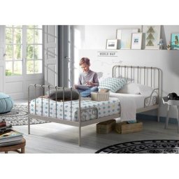 Vipack Jugendbett Alice, Metallbett, mit Lattenrost