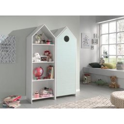 Vipack Jugendzimmer-Set Casami, (Set, 2-St., Schrank, Regal)