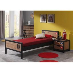 Vipack Kinderbett Alex, aus teilmassiver Kiefer und MDF