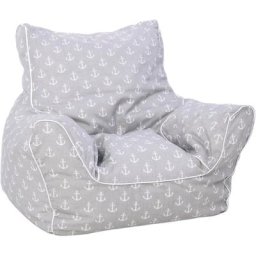 Knorrtoys® Sitzsack Maritim Grey, für Kinder, Made in Europe