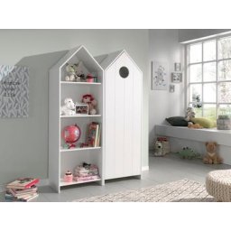 Vipack Jugendzimmer-Set Casami, (Set, 2-St., Schrank, Regal)