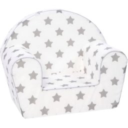Knorrtoys® Sessel White Grey Stars, für Kinder, Made in Europe