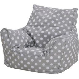 Knorrtoys® Sitzsack Dots, Grey, für Kinder, Made in Europe