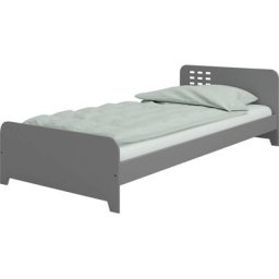 andas Einzelbett Loke, modernes Jugendbett im Industrial Look