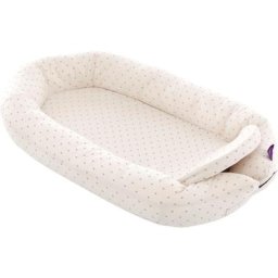 Träumeland Bettnestchen Home Comfort, Twister beige, mit Twister-Print, mit integr. Softschaummatratze
