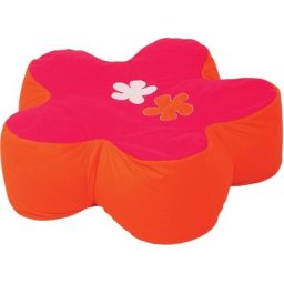Hoppekids Sitzsack «Flower Power», Durchmesser 75cm Bezug abnehmbar