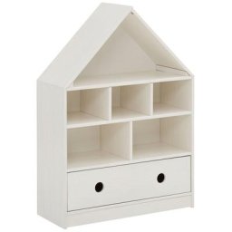 Lüttenhütt Kinderregal Alpi, 1-tlg., Stauraumregal aus Kiefernholz, verschiedene Farbvarianten, Breite 75cm