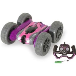 Jamara RC-Auto SpinX Stuntcar 2,4GHz, lila-rosa, mit zuschaltbarem LED-Licht