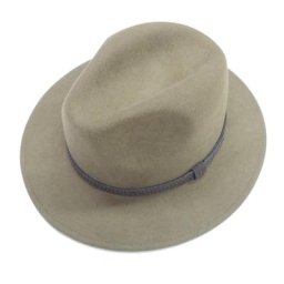 Chaplino Strohhut mit klassischem Lederband