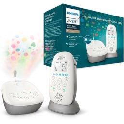 Philips AVENT Babyphone SCD733/26, mit Schlafliedern und Sternenhimmel-Projektion