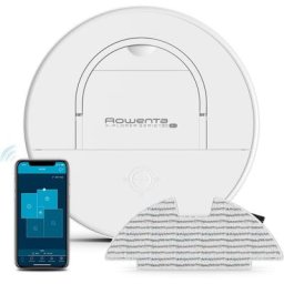Rowenta Saugroboter RR9067 X-Plorer Serie 130 AI, ultra-flaches Design, saugen und wischen, Laser + Kamera-Navigation