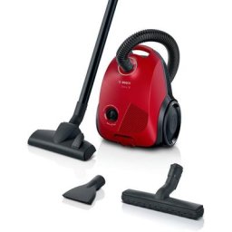 BOSCH Bodenstaubsauger BGLS2LR1H, 600 W, mit Beutel, nachhaltige Materialien, Hygienefilter, rot
