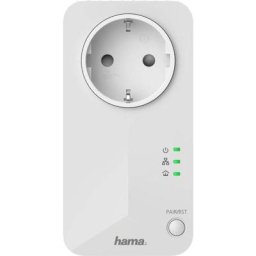 Hama Powerline 600 Mbps Set ""Socket"" Netzwerk-Adapter zu RJ-45 (Ethernet)