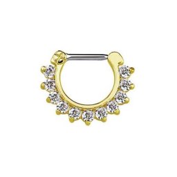 Adelia´s Nasenpiercing Piercing Nasenpiercing, mit 316l Stahlstab als Verschluss Clicker