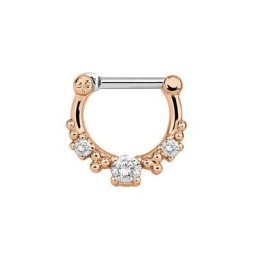 Adelia´s Nasenpiercing Piercing Nasenpiercing, mit 316l Stahlstab als Verschluss Clicker
