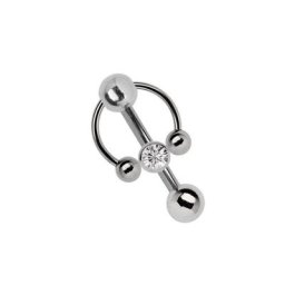 Adelia´s Intimpiercing Piercing Intimpiercing , Titan - Klitoris - Banane mit 5 mm Lochkugel
