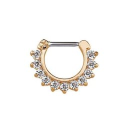 Adelia´s Nasenpiercing Piercing Nasenpiercing, mit 316l Stahlstab als Verschluss Clicker