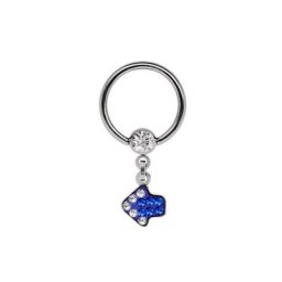 Adelia´s Intimpiercing Piercing Intimpiercing , Mit 5 mm Strasskugel in klar