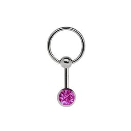 Adelia´s Intimpiercing Piercing Intimpiercing , Titan Intimring mit 5 mm Schraub-Klemmkugel