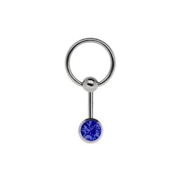 Adelia´s Intimpiercing Piercing Intimpiercing , Titan Intimring mit 5 mm Schraub-Klemmkugel