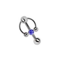 Adelia´s Intimpiercing Piercing Intimpiercing , Titan - Klitoris - Banane mit 5 mm Lochkugel