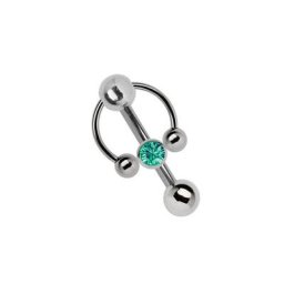 Adelia´s Intimpiercing Piercing Intimpiercing , Titan - Klitoris - Banane mit 5 mm Lochkugel