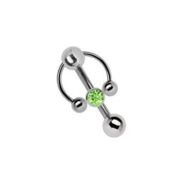 Adelia´s Intimpiercing Piercing Intimpiercing , Titan - Klitoris - Banane mit 5 mm Lochkugel